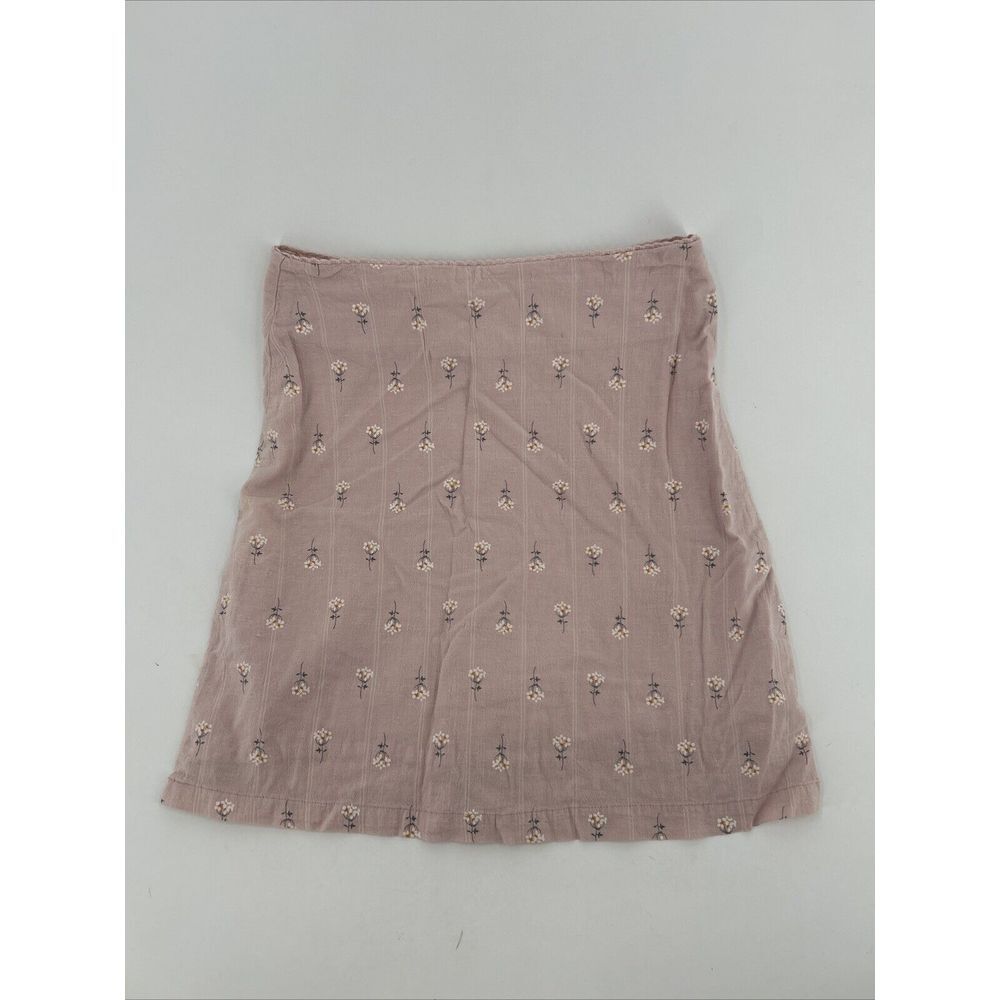 John Golt Pink Skirt Floral Womens‎ Size Small